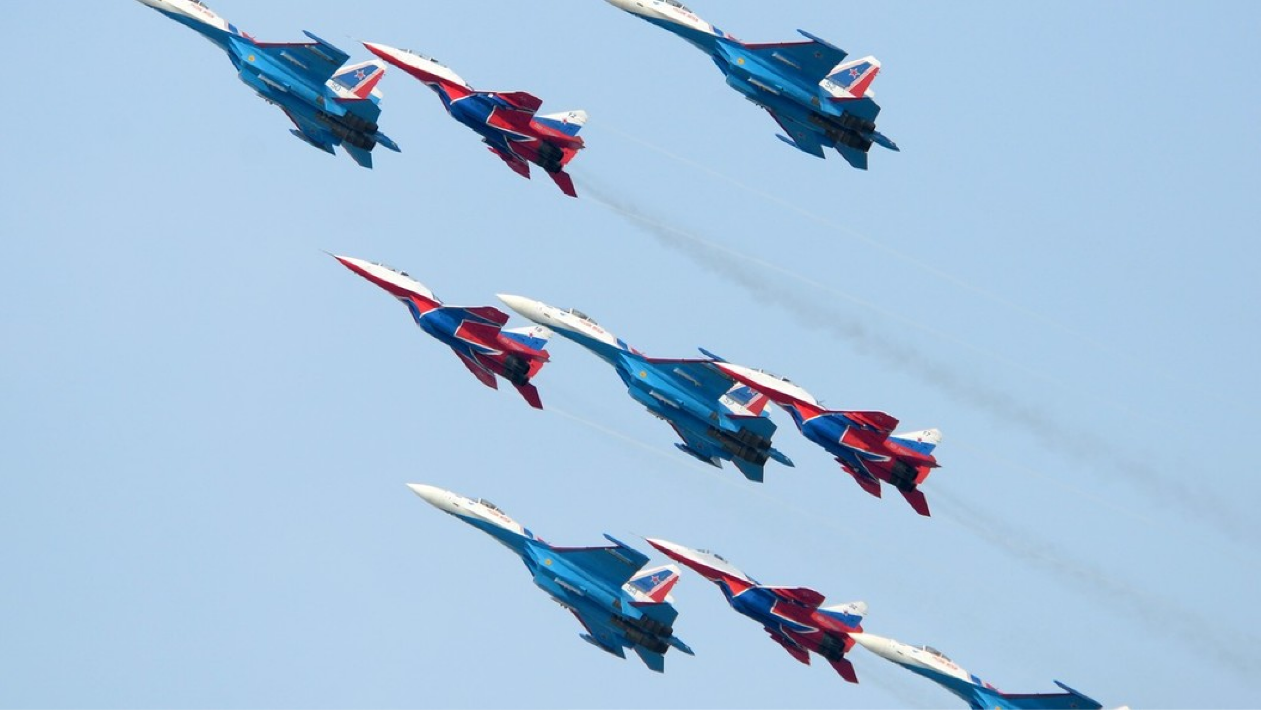 Авиашоу к 30-летию «Стрижей» и «Русских витязей»